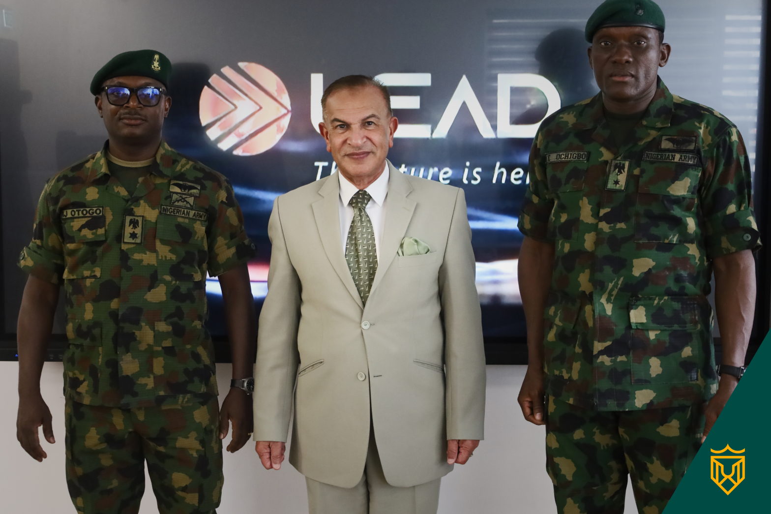 Professor Al-Akaidi Welcomes Lieutenant Colonel Ochigbo to Rivers State